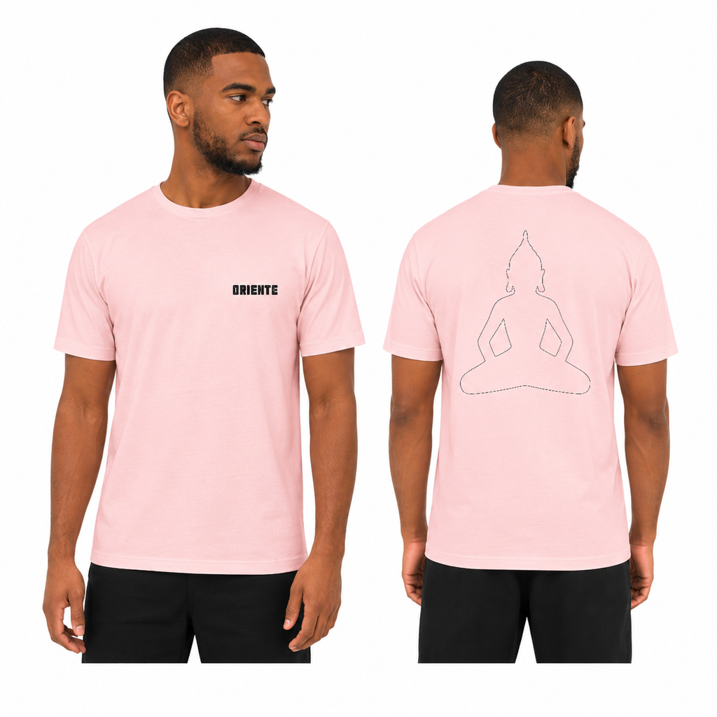 Camiseta Rosa Logo Pequeno | Oriente