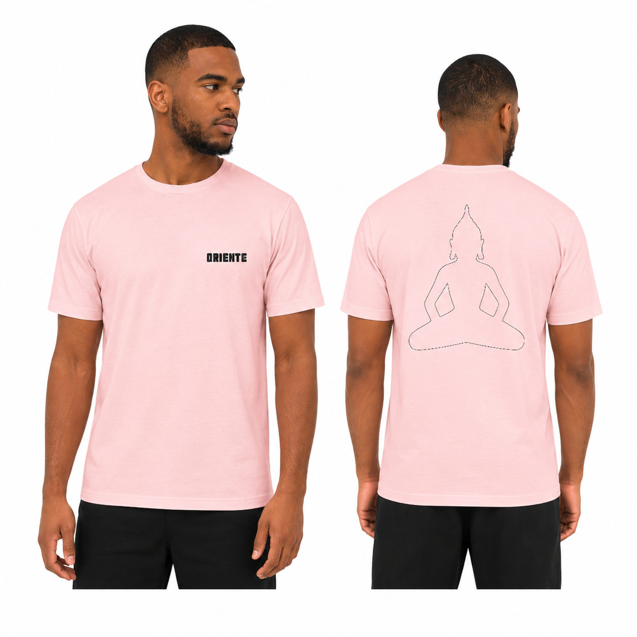 Camiseta Rosa Logo Pequeno | Oriente