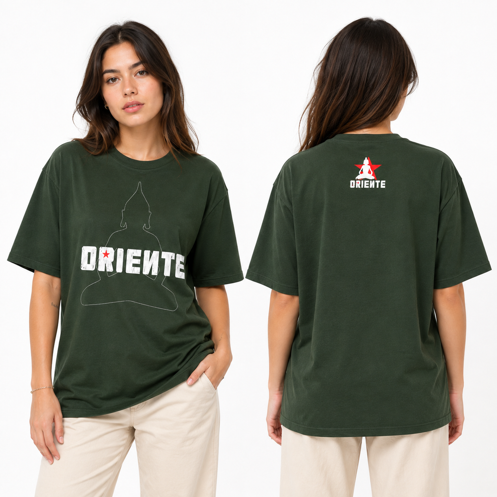 Camiseta Verde Logo Grande | Oriente