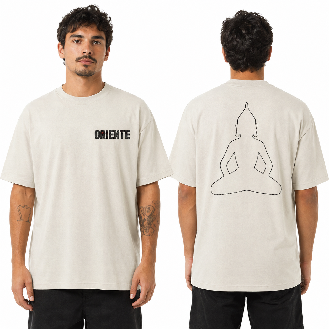 Camiseta Off White Logo Pequeno | Oriente