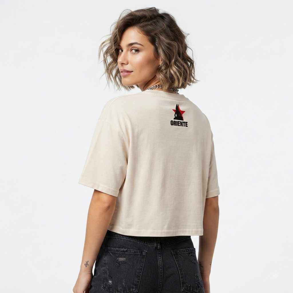 Cropped Off White Logo Grande | Oriente