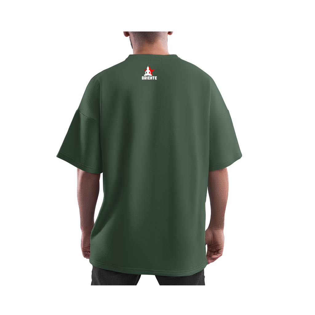 Camiseta Verde Manga Curta | Oriente