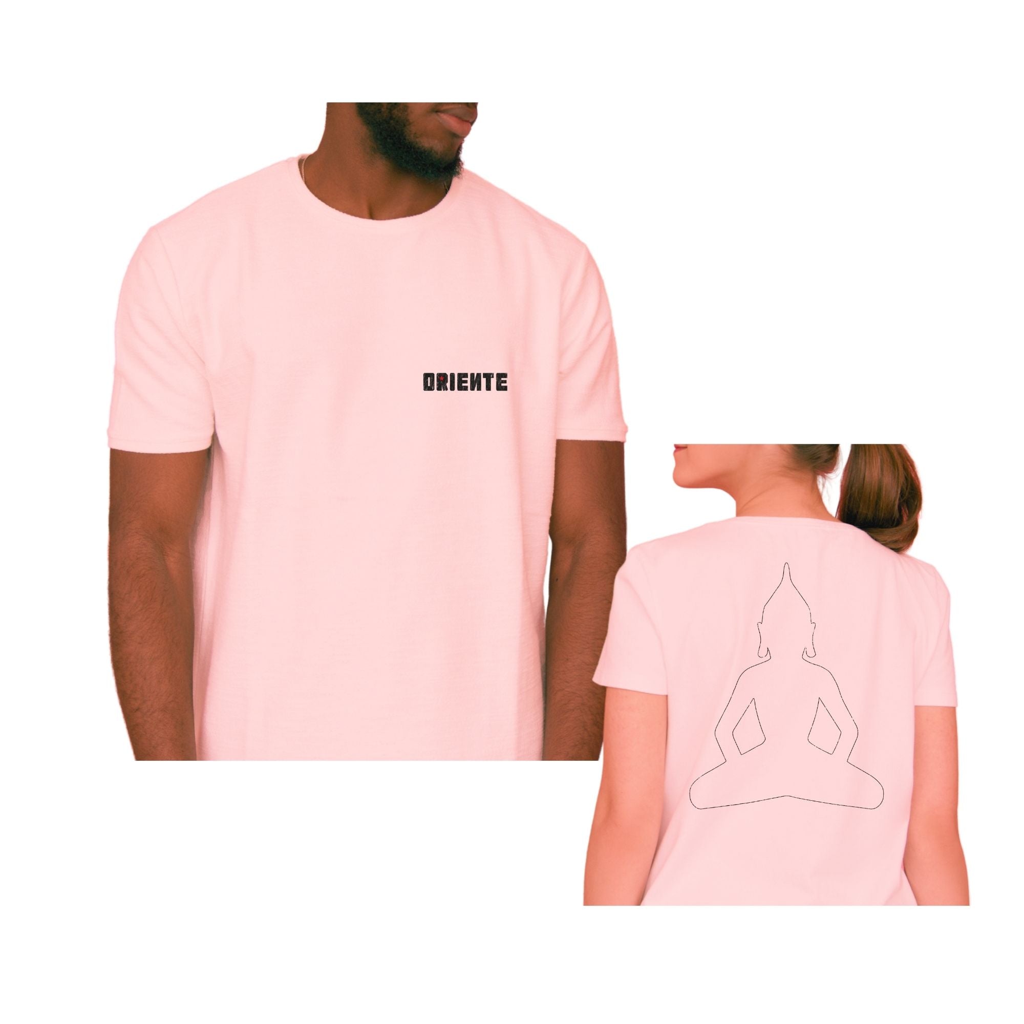 Camiseta Rosa Manga Curta | Oriente