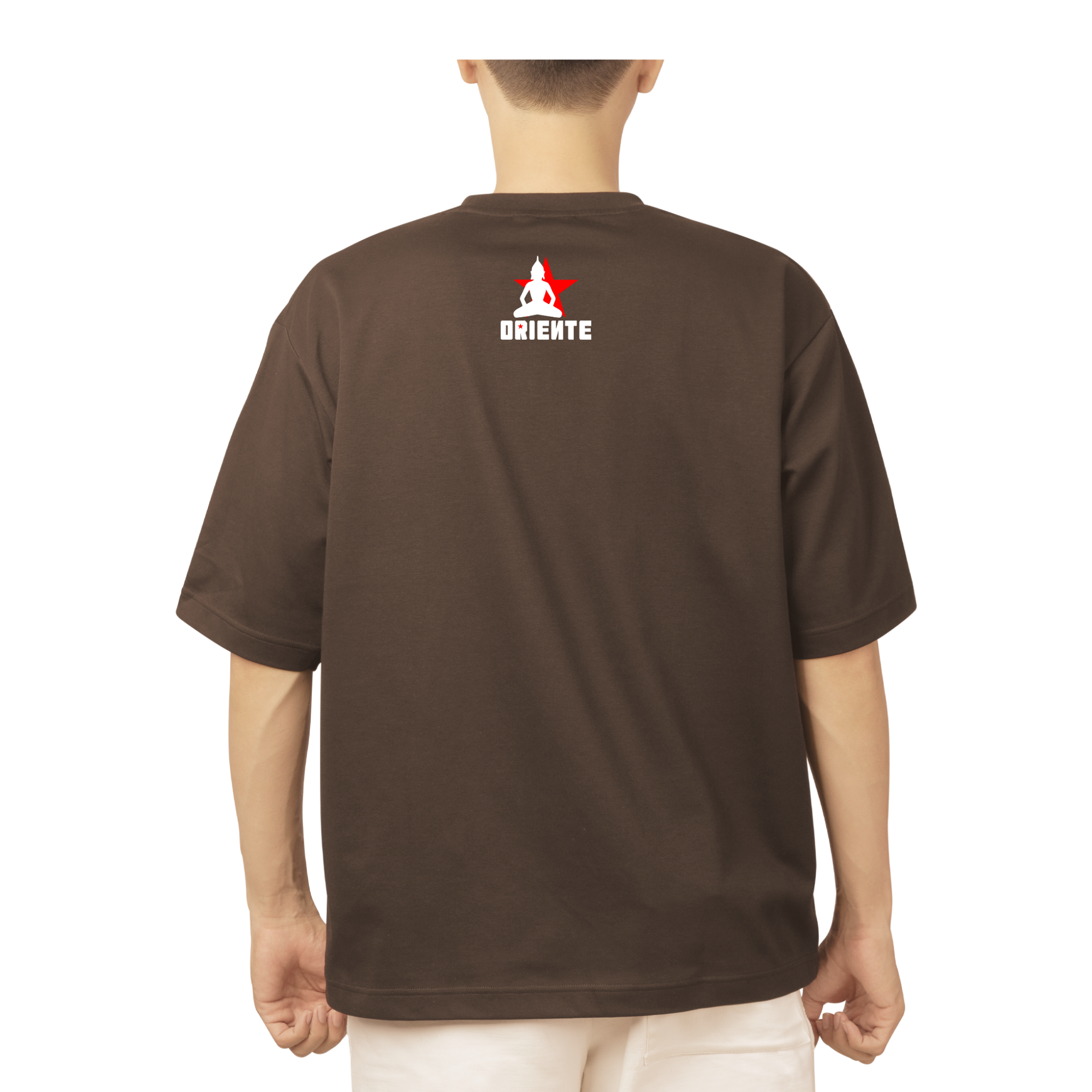 Camiseta Marrom Manga Curta | Oriente